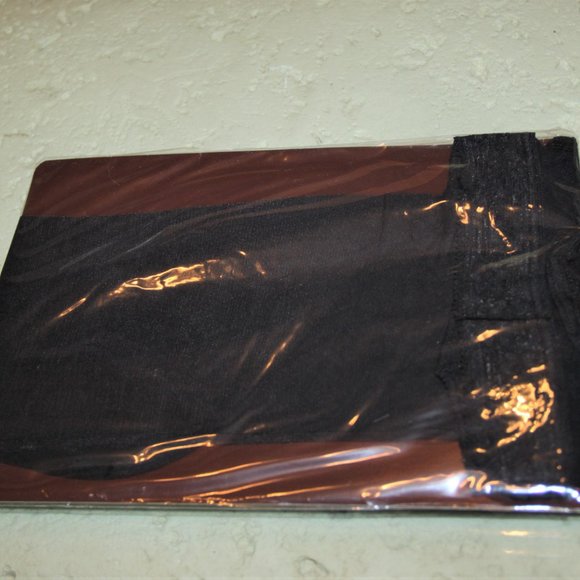 Donald J. Pliner Alta Moda Sheer Black Suspender Tights Style Hose  Size S-M - Picture 4 of 10